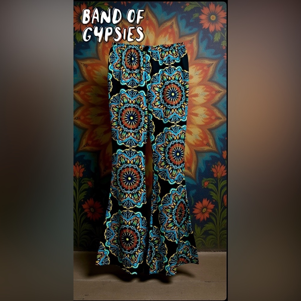 ☮️☮️ Band of Gypsies boho flare bell bottom pants☮️☮️